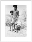 Portrait of two boys of ...