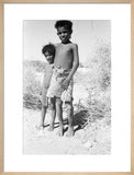 Portrait of two boys of ...