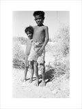 Portrait of two boys of ...