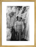 Group portrait of Arab children ...