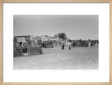 View of local villagers at ...