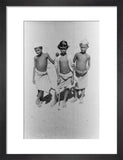 Full length portrait of three ...