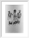 Full length portrait of three ...