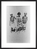 Full length portrait of three ...