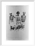 Full length portrait of three ...
