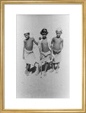 Full length portrait of three ...