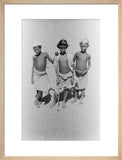 Full length portrait of three ...