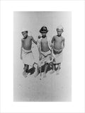 Full length portrait of three ...