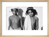 Half length portrait of two ...