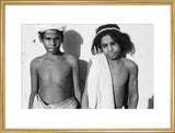 Half length portrait of two ...