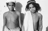 Half length portrait of two ...