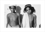 Half length portrait of two ...