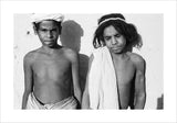 Half length portrait of two ...