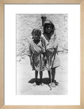Portrait of two boys standing ...