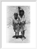 Portrait of two boys standing ...