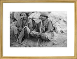 Portrait of two young men ...