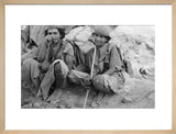 Portrait of two young men ...
