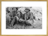Portrait of two young men ...