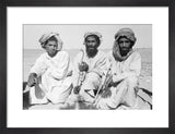 Seated group portrait of three ...