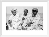 Seated group portrait of three ...