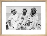 Seated group portrait of three ...