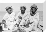 Seated group portrait of three ...