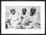 Seated group portrait of three ...