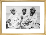 Seated group portrait of three ...