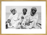 Seated group portrait of three ...