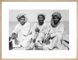 Seated group portrait of three ...