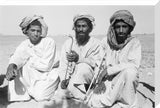 Seated group portrait of three ...