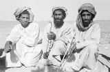 Seated group portrait of three ...