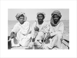 Seated group portrait of three ...