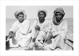 Seated group portrait of three ...