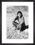 Portrait of a Qahtan prisoner ...