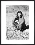 Portrait of a Qahtan prisoner ...