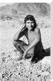 Portrait of a Qahtan prisoner ...