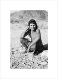 Portrait of a Qahtan prisoner ...