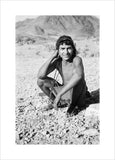 Portrait of a Qahtan prisoner ...