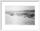 View of a vast sandy ...