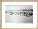 View of a vast sandy ...