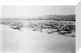 View of a vast sandy ...