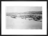 View of a vast sandy ...