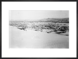 View of a vast sandy ...