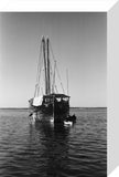 Stern view of a boom ...