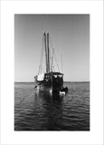 Stern view of a boom ...