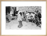 View of water sellers loading ...