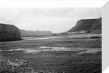 Landscape at Fughmah. A wadi ...
