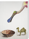 New World Spoonbill with the Bronze Camel