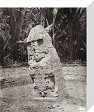 Stone carving (Stela K) at Maya site of Quirigua, Guatemala